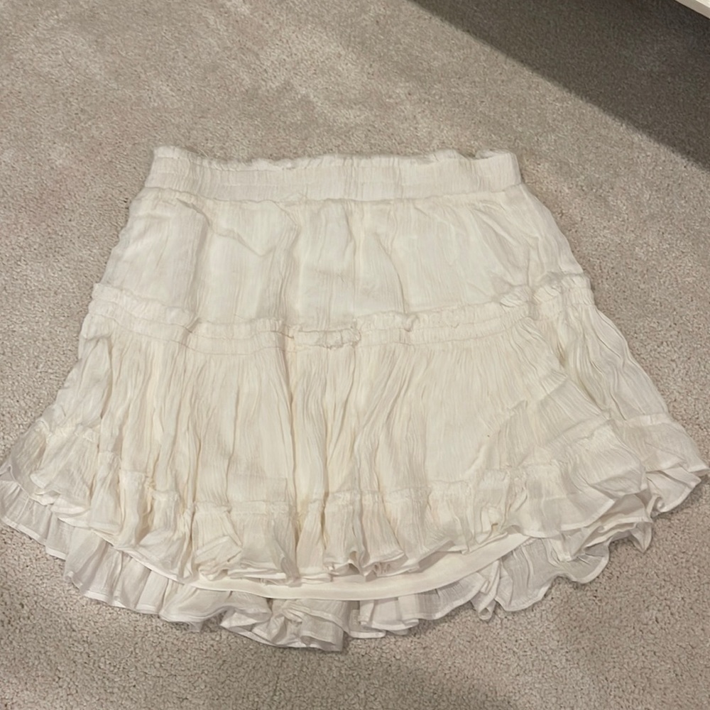 Boho white skirt size small